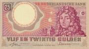 Niederlande 25 Gulden Vijf En Twintig Gulden -