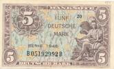 Deutschland BRD Bank Deutscher Länder 5 Deutsche Mark , DM Banknote, Kenn-Bst.: B, Serie B -