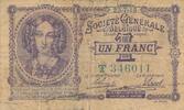 Deutschland Deutsches Reich Belgien 1 Frank Franc Deutsche Besatzungsausgaben -