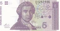 Kroatien 5 Dinara 1991 Banknote bankfrisch 25.10 元 含税 ＋  83.67 元 运费