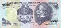 Uruguay Cincuenta nuevos Pesos Banknote -