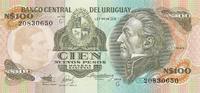 Uruguay Cien Nuevos Pesos Banknote -