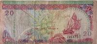 Malediven 20 Rufiyaa -
