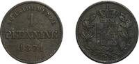 Altdeutschland/ Bayern 1 Pfennig Maximilian II. Joseph -