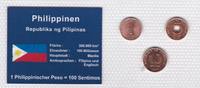 Philippinen 1 5 10 Sentimos Münzen Set Philippinen 1 5 10 Sentimos original verschweißt -