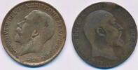 Großbritannien 2x 1 Penny 1907, 1912 George V. (1910 - 1936) und Eduard ... 100.41 元 含税 ＋  83.67 元 运费