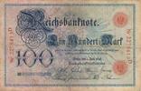 Deutsches Reich Deutschland 100 Mark, Reichsbanknote -