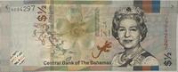 Bahamas 1/2 Dollar Banknote, QUEEN ELIZABETH II -