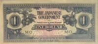 Malaysia 1 Dollar Banknote, unter japanischer Besatzung -