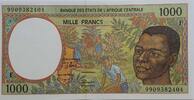 Zentralafrika Staaten 1000 Francs Banknote -