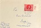 Drittes Reich, Deutschland Briefumschlag mit Briefmarke Darmstadt -
