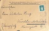 Drittes Reich, Deutschland Briefumschlag mit Briefmarke München -