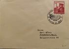 Drittes Reich, Deutschland Briefumschlag mit Briefmarke Saarbrücken -
