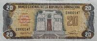 Dominikanische Republik 20 Pesos Oro Banknote -