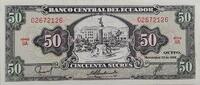 Ecuador 50 Sucres Banknote -