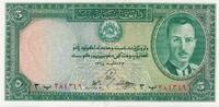 Afganistan 5 Afghanis Mohammed Zahir Schah -