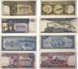 Kambodscha 4 verschiedene 100 Riels Banknoten 4 Stück Lot -
