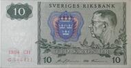 Schweden 10 Kronor 1984 Banknote I- 50.20 元 含税 ＋  83.67 元 运费