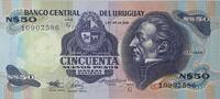 Uruguay 50 Pesos Banknote -
