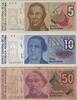 Argentinien 5,10,50 Australes Banknoten 3 Stück Lot, Banco Central de la Republica Argentina -