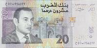 Marokko, Bank Al Maghrib 20 Dirhams Banknote -