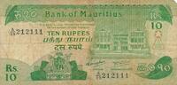 Mauritius 10 Rupees ( 1985 ) IV 33.40 元 含税 ＋  83.51 元 运费