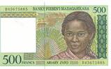 Madagaskar 500 Francs -