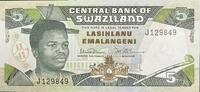Swaziland 5 Emalangeni Banknote -