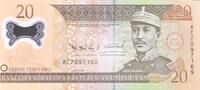 Dominikanische Republik 20 Pesos Banknote -