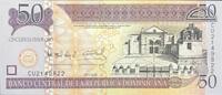 Dominikanische Republik 50 Pesos Banknote -