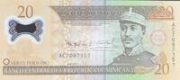 Dominikanische Republik 20 Pesos Banknote -