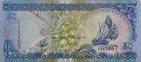 Malediven 50 Rufiyaa Banknote -