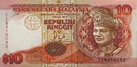 Malaya-Malaysia 10 Ringgit Banknote -