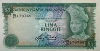 Malaya-Malaysia 5 Ringgit Banknote -