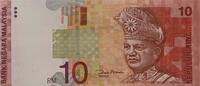 Malaya-Malaysia 10 Ringgit Banknote -