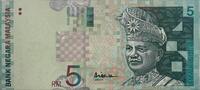 Malaya-Malaysia 5 Ringgit Banknote -