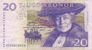Schweden 20 Kroner 1994 III-, mit Knick 50.20 元 含税 ＋  83.67 元 运费