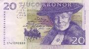 Schweden 20 Kroner 1994 III, Gewellt 50.20 元 含税 ＋  83.67 元 运费