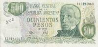 Argentinien 500 Pesos Banknote -
