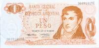 Argentinien 1 Peso Banknote -