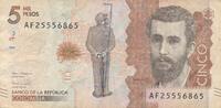 Kolumbien 5 MIL Pesos -