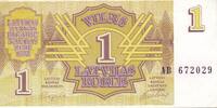 Lettland 1 Rublis Beispiel Foto -