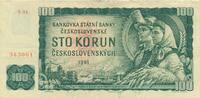 Tschechoslowakei Czechoslovakia 100 Korun 1961 III 41.84 元 含税 ＋  83.67 元 运费