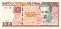Kuba 1000 Pesos Julio Antonio Mella -