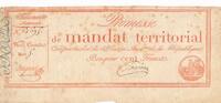 Frankreich 100 Francs Promesse de mandat territorial -
