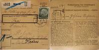 Österreich, Drittes Reich Deutschland Paketkarte 2. Weltkrieg Wien, Hadres -