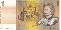 Australien 1 Dollar Banknote Queen Elizabeth II. -