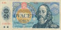 Tschechoslowakei Czechoslovakia 20 Korun -