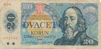 Tschechoslowakei Czechoslovakia 20 Korun -