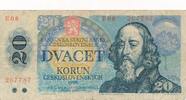 Tschechoslowakei Czechoslovakia 20 Kronen korun -